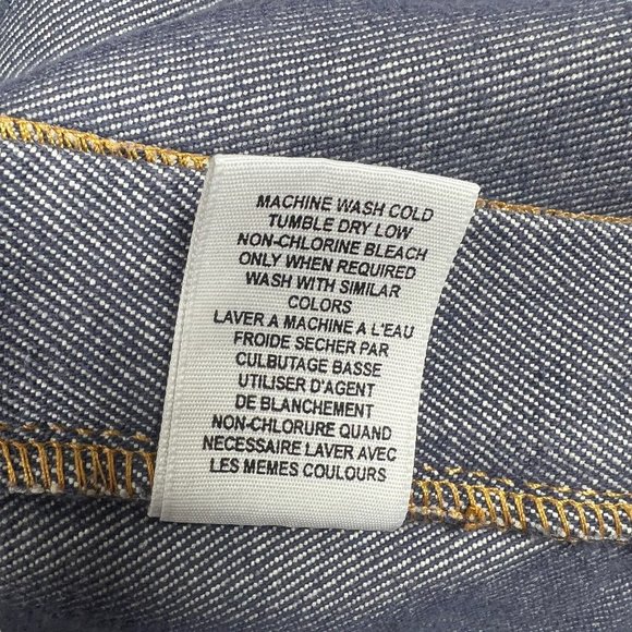 Ralph Lauren Shorts Men 40 in Silver/Blue VINTAGE Denim Polo Jean Worker - Picture 12 of 16